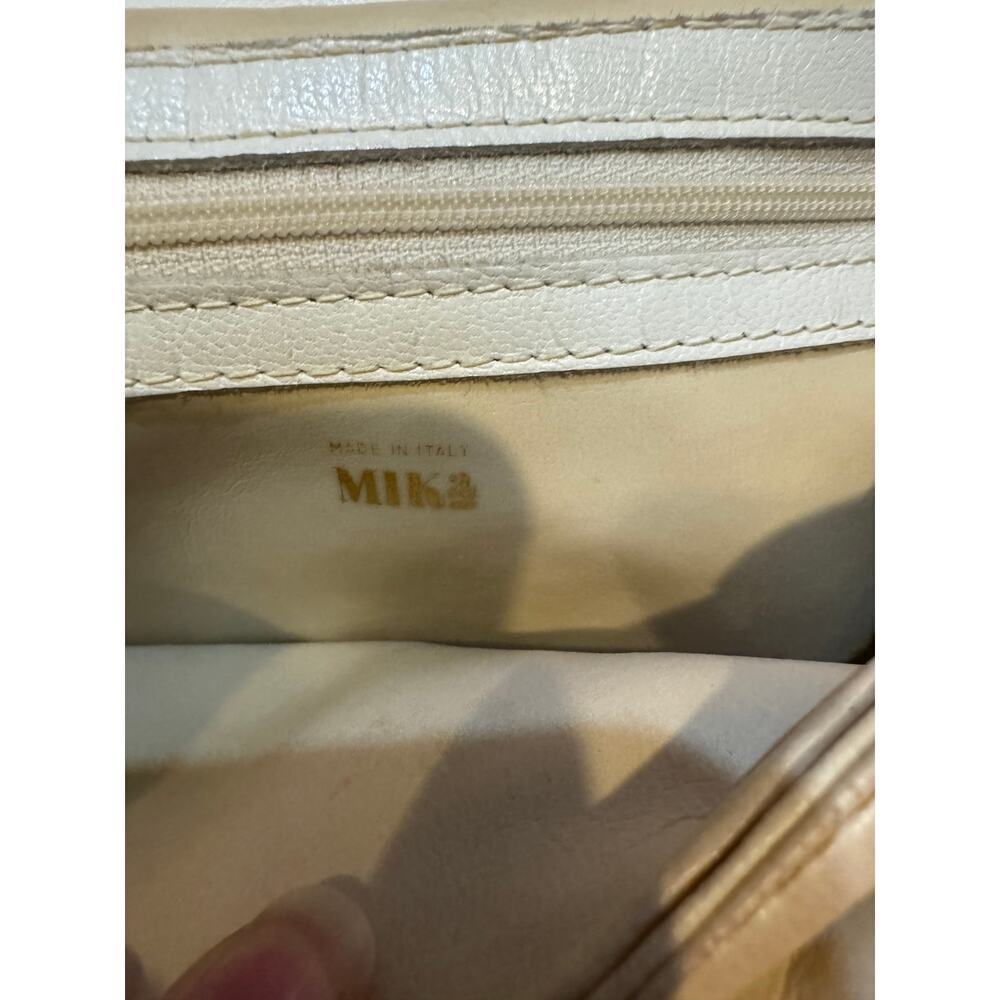 MIKa made in Italy, Dutch white leather bag. - Picture 10 of 10